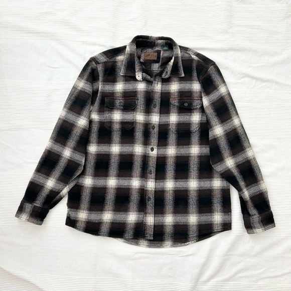 Orvis Heavyweight Plaid Flannel Jacket - Picture 8 of 11